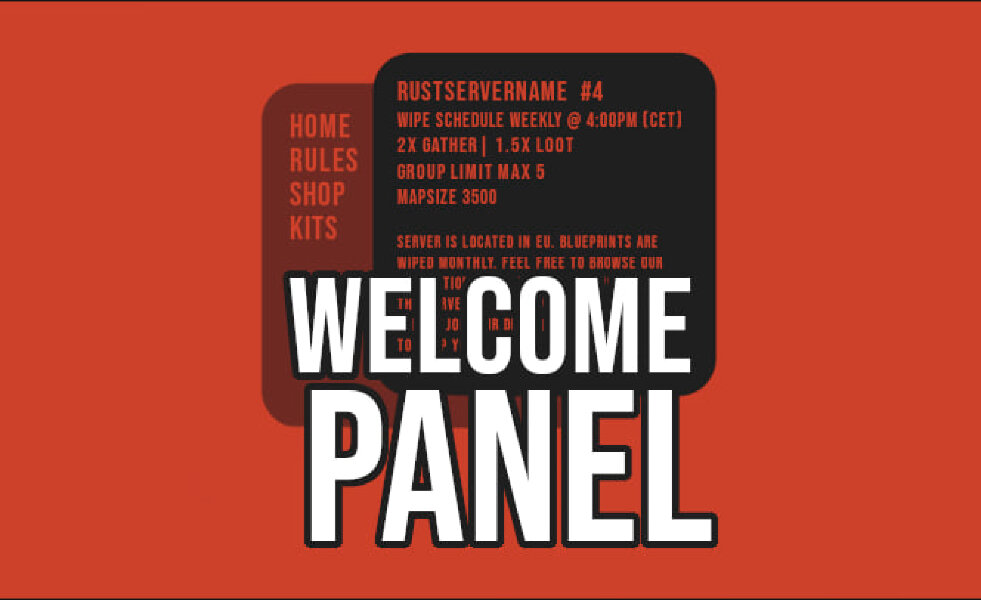 Welcome Info UI