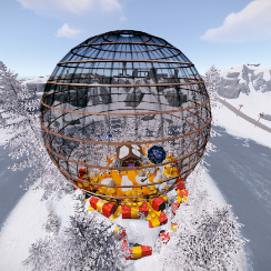 New Year’s Snow Globe