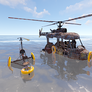 Buoyant Helicopters